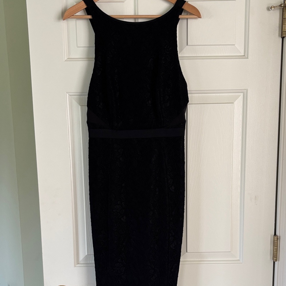 Guess by Marciano Elegant Black Midi Dress